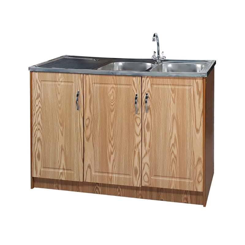 3 door sink unit